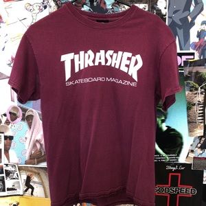 Maroon Thrasher t-shirt